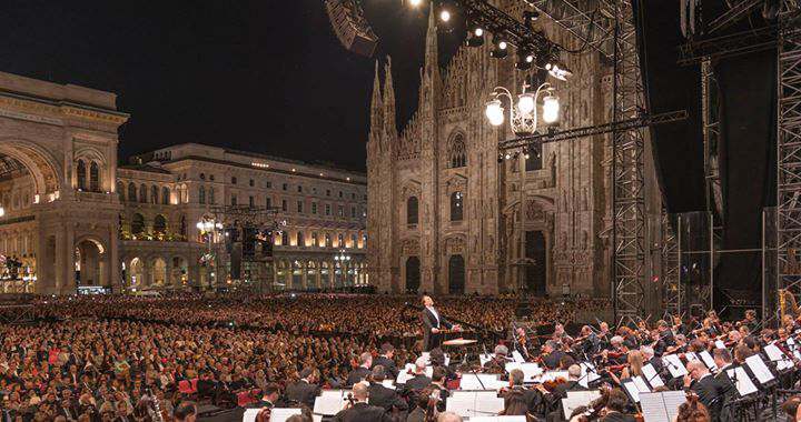 Featured image for 'Concerto Gratuito FILARMONICA della SCALA in Piazza Duomo'