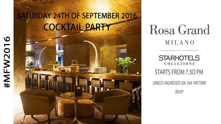 Featured image for 'Cocktail Party / Starhotels ROSA GRAND for MFW'