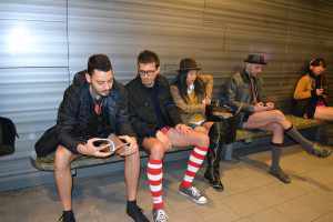 NO PANTS SUBWAY RIDE