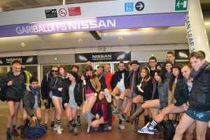 NO PANTS SUBWAY RIDE