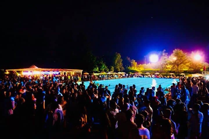 pool party harbour club milano