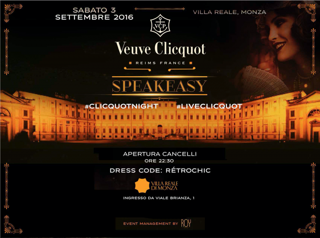 veuve clicquot official party