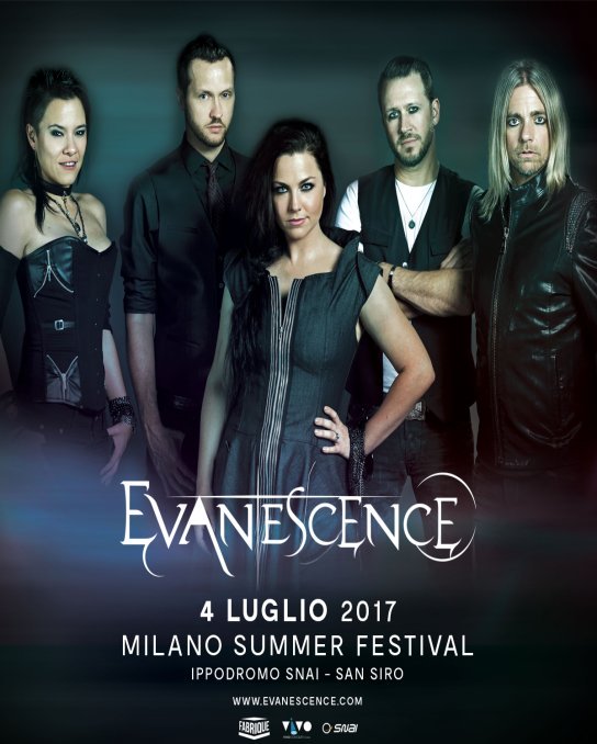 evanescence milano biglietti