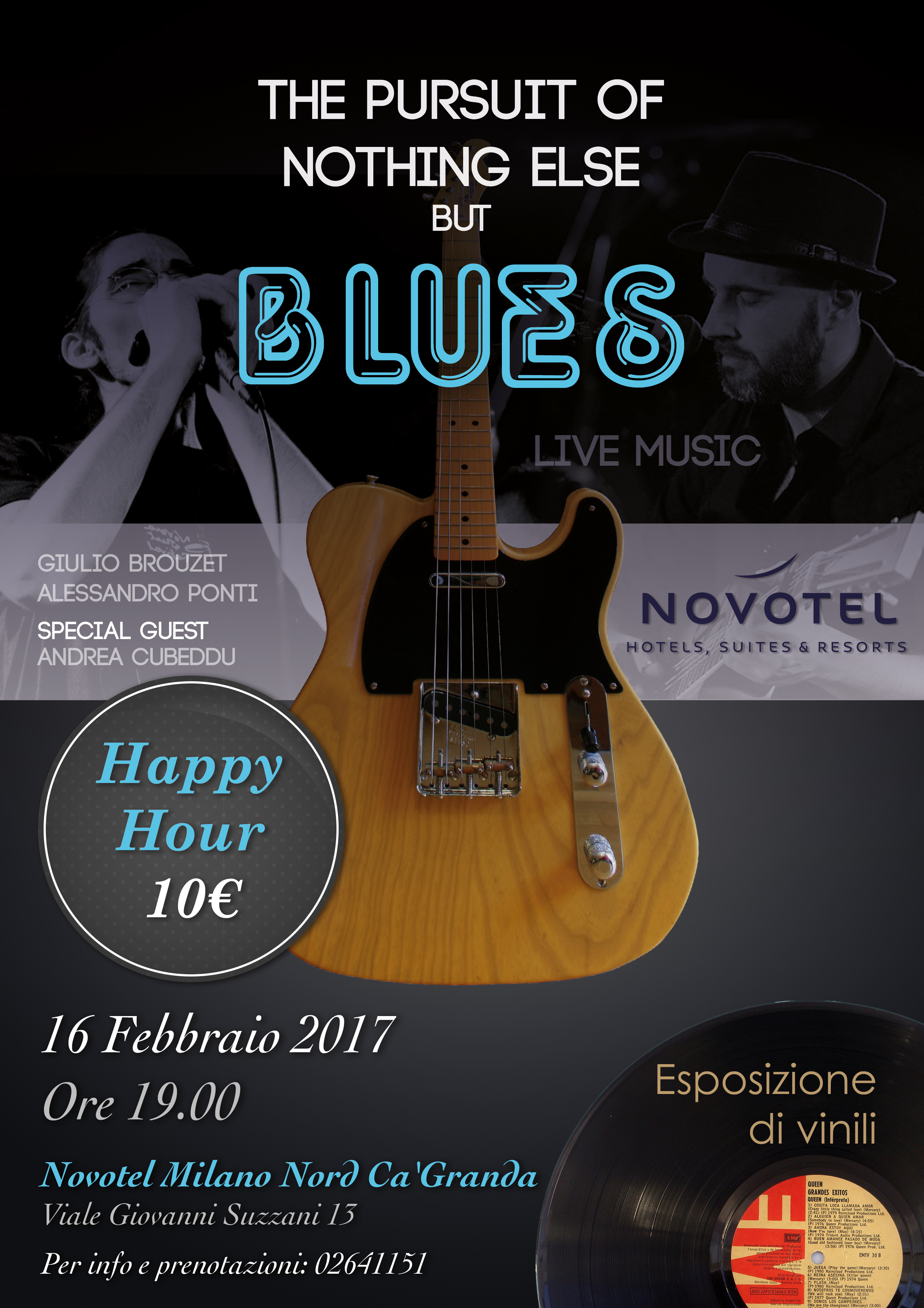 locandina THE PURSUIT OF NOTHING ELSE BUT BLUES