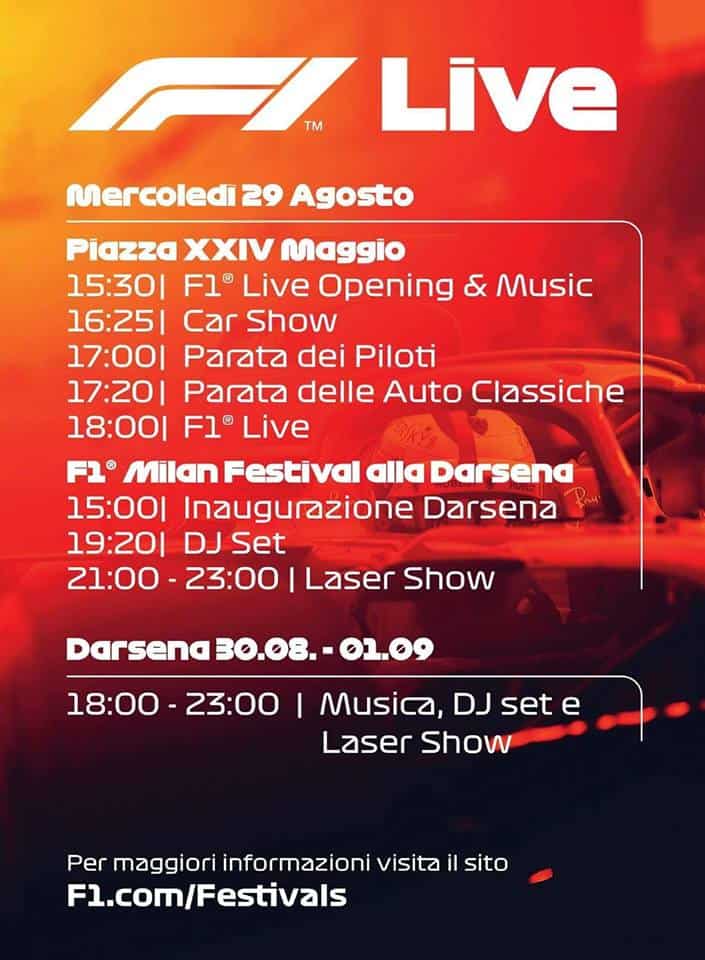 Formula 1 Milan Festival 2018